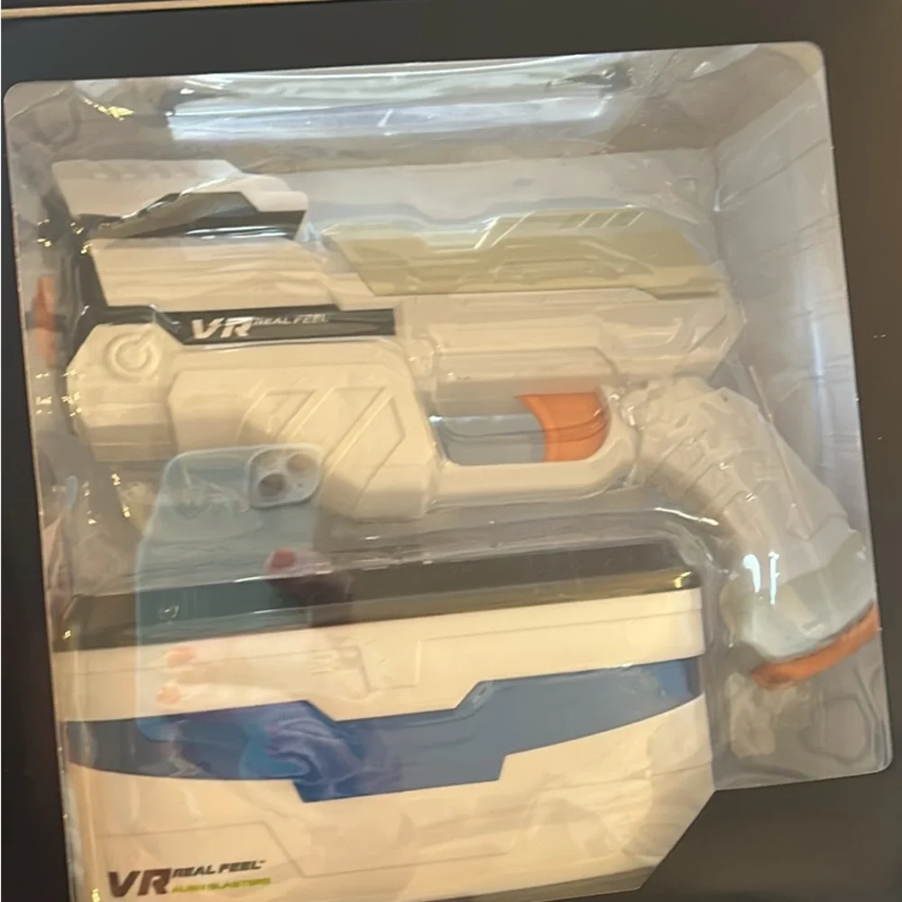 Alien Blaster with Headset - White and Blue